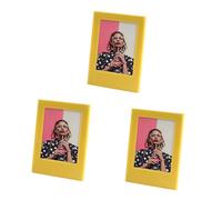3.5" Snapshot Photo Frame Holder Adjustable Refrigerator Wall Decor and ABS Photo Frame