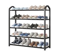 3/5 Tier Industrial Shoe Rack, Metal Frame Storage Organizer, Versatile Shoes Storage Cabinet, Durable Shoe Organizer for Entryway, Hallway, or Closet - Maximize Space and Declutter
