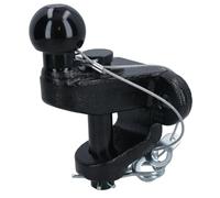3.5 Ton Tow Bar Towing Ball And Pin Eye Coupling 50mm Ball 25mm Pin Black