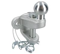 3.5 Ton Tow Bar Towing Ball And Pin Eye Coupling 50mm Ball 25mm Pin Silver