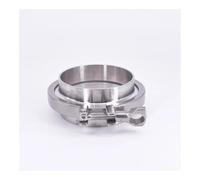 3.5" Tri Clamp x 89mm Pipe OD Stainless 2 PCS SS304 Weld Ferrules + 1 PC SS304 Clamp + 1 PC Silicon Gasket