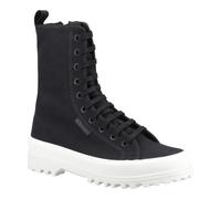 (3.5 UK, Black) Superga Womens/Ladies 2641 Alpina High-top Ankle Boots