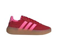 (3.5 UK, Scarlet/Pink) Adidas Childrens/Kids Barreda Leather Platform Trainers