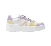 (3.5 UK, White/Pink) Lacoste Womens/Ladies L002 Evo Trainers
