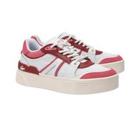 Lacoste Womens L002 Evo Trainers - White/Red - White/Red - 3.5 UK