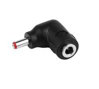3.5 x 1.35mm Male to Female Right Angle 90-Degree Power Adapter Connector Converter for Blu-ray, Printers, Router, Switch, LED Strip, Camera, Solar Panel,Amazon Alexa Echo Look Fire TV Link,-1 PCS