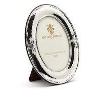 3,5"x5" in Hallmarked Solid Sterling Silver 925 Photo Picture Frame with Mahogany Wood Back 7402/9x13