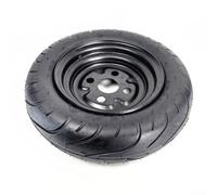 3.50-6 Tubeless Tire And Wheel For Four Wheel Electric for LEISURE Vehicle Rubber Material Construction Carbon Steel Hub Design Heavy Build Non-Slip Tread(3.50-6 Rear)