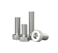 3-50 Pieces M2 .5 M3 M4 M5 M6 M8 M10 304 A2 70 Stainless Steel DIN7984 Internal Hexagonal Thin Short-head Screws(14MM_M6X10PCS)