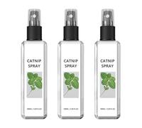 3.50oz,Premium Catnip Spray, High Potency Stress Relief for Cats, Herbal Cat Joy Silvervine Spray, Cat Nip for Cats Calming and Revives Toys and Scratching Posts (3PCS)