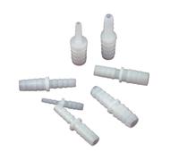 3~50pcs 2.4~9mm to 4~12mm PE Plastic Pagoda Direct Connectors Aquarium Water Tank Air Pump Adapter Garden Irrigation Hose Joint(10X6mm PE,10 Pieces)