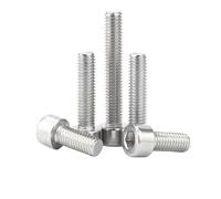 3/50pcs GB70.1 M1.6 M2 M2.5 M3 M4 M5 M6 M8 304 A2-70 Stainless Steel Hexagon Hex Socket Smooth Cap Head Allen Screw Bolt 6-50mm(55mm,10pcs M3)
