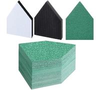 3.54" x 2.56" 80Pcs Detail Sanding Paper and 2 Pads Fits M12 Fuel Sander - 60, 120, 180, 240 Grit (20 of Each) Heavy Duty Hook & Loop Cloth Sandpaper for Detail Sander -FMS82