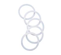 3.55 mm X 205 mm X 212.1 mm, White VMQ Rubber O-Rings Seals Gasket, 5 Pcs