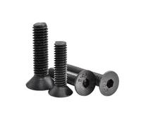 3-55pcs M2/M2.5/M3/M4/M5/M6/M8/M10/M12 Carbon Steel Countersunk Head Hexagon Socket Machine Screws, M6x50mm(12pcs)