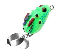 3.5cm Ray Frogs Crankbait PVC Lures Soft Baits For Blackfish Fishing Lures With Double Hook & PVC Fishing Baits
