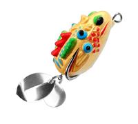 3.5cm Ray Frogs Crankbait PVC Lures Soft Frogs Baits For Blackfish Fishing Lures With Double Hook & Multiple Species