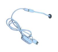 3.5ft USB 5V to 3V CR2032 Dummy Battery Eliminator Power Supply Flat Cable with Switch Repalce 2032 Batteries for Thermometer Remote Control Toy Key Fob