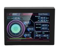 3.5in IPS USB Mini Screen, Type C Sub Screen for Computer Case, PC CPU RAM Data Monitor, 320x480 PC Sensor Panel Display Temp Monitor, Support Horizontal Vertical Switching (black)