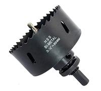 3.5inch Hole Saw, LAIWEI 89mm Hole Cutter with A2 Heavy Duty Mandrel, 4341 Drill Bit,Cutting depth 38mm,For drilling holes in wood, aluminium profiles, PVC and metal pipes (3-1/2")