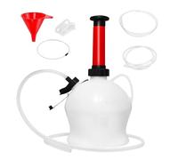 3.5L Brake Bleeder Kit - Manual Brake Fluid Pressure Bleeder Pump | Vacuum Oil Changer Tool for Automotive Clutch Systems | Large Capacity Refilling Bottle with Pressure Relief for Mechanics