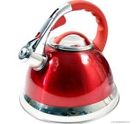 Prima 3.5 Litre Stainless Steel Whistling Kettle Red