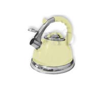 Prima Others 3.5L Steel Matt Cream Whistling Kettle for Boat Hob Gas Electric, 14 Cups