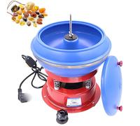 3.5L Vibratory Tumbler Bowl Tumbling Polishing Machine, 8 Inch Electric Jewelry Vibrating Tumbler with Independent Power Switch, Jewelry Rotary Grinding Machine, for Jade Polishing