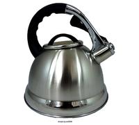 3.5Ltr Stainless Steel Whistling Kettle Gas Electric Hobs Kettle Silver New