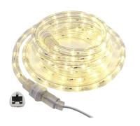 3.5M / 11.5FT Outdoor Rope Light, Waterproof IP65, 108/216 LED Warm White Tube Light, Mains Powered, Connectable up to 100M, Year-Round Garden Lighting