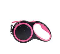 3/5M Pet Leash ，Compatible For Small Medium Dogs Durable Nylon Retractable Dog Walking Leads Automatic Extending Puppy Rope(Rose Red,5M 20KG)