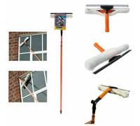 3.5M Telescopic Conservatory Window Glass Cleaning Cleaner Kit With Squeegee