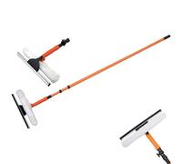 3.5m Telescopic Heavy Duty Window Cleaner for Window and Glass Cleaning Extendable Long Squeegee Head Conservatory Pole Conservatory Roof Cleaner