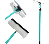 3.5m Telescopic Window Cleaner for Window and Glass Cleaning Heavy Duty Extendable Long Squeegee Head Conservatory Pole