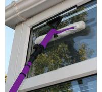 3.5M TELESCOPIC WINDOW CLEANER KIT WINDOW CLEANING EQUIPMENT SQUEEGEE SOFT HEAD by BeNeLux