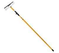 3.5m Telescopic Window Glass Cleaning Cleaner Kit With Squeegee Soft Rubber Window Mop Aluminium Metal Pole Conservatory