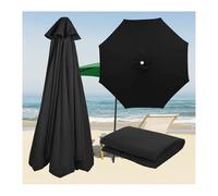 3.5m toile pour parasol à mât centra 8 Ribs replacement | range off colours,Outdoor Garden Brolly replacement Umbrella Cover