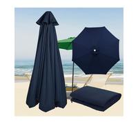 3.5m toile pour parasol à mât centra 8 Ribs replacement | range off colours,Outdoor Garden Brolly replacement Umbrella Cover