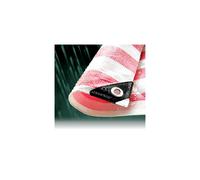 (3.5M x 5.5M, Red) Green/Blue/Red Striped Waterproof Tarpaulins Covers With Eyelets Various Sizes