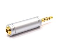 kenable 3.5mm 3 Pole Stereo Socket to 17mm 4 Pole 3.5mm Plug All Metal Adapter