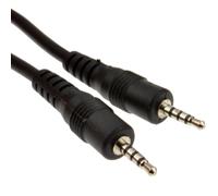 3.5mm 4 Pole Jack Plug to 3.5mm 4 Pole Jack Plug Cable 0.5m 50cm