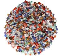 3-5mm Assorted Crystal Bead for Jewelry Making, 7 Chakra Gemstone Beads, Crystal Chip Bead for Crafting, Mixed Coloured Beads for Bracelets, DIY Crafts (200g, Approx 1400pcs)