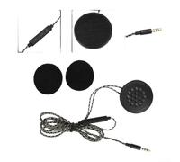 3.5mm Audio Jack Helmet Speaker 35g Lightweight Design | Clear voice calls, safety focused, easy answer, music streaming, driving essential