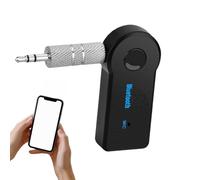3.5mm Aux Adapter - ABS 5.3x2.5x1.1cm | Portable Wireless Audio Receiver Car Music Player Stereo Adapter for Headphones Speakers | for Car Home Stereo Hands Free Audio Streaming