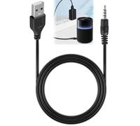 3.5mm Aux Audio Jack Cable Adapter to USB 2.0 Male, 3.28FT/1M Universal Fast-Charge USB to 3.5mm Audio Jack Adapter for PC, Laptop, Car Stereos, MP3 Players, Headphones, Speakers, Video Recorders