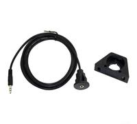 3.5mm AUX Extension Cord 1 Meter for Vehicle Dashboard Audio Input Extension Compatible with Marine and tional Use