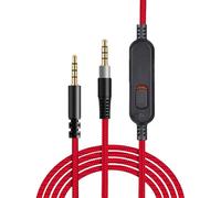 3.5mm Cable With Inline Volumes Control For Gaming Headsets And Entertainment Systems 200cm/78.74inch Inline Mute Headsets Cord
