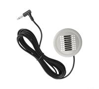 3.5mm Car Audio Microphone with Extension Cable for Android Radio, External Mic Adapter for BMW for MERCEDES for SKODA Navigation System, Wired Aux Mic Upgrade Kit
