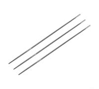 3.5mm Chainsaw Sharpening File Set For Precise Chain Maintenance And Restoring Cutting Performance In Woodworking Projects With Metal Construction For Home Garden Use Black Color 3 Pieces(3pcs)