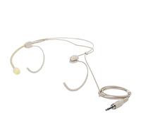 3.5mm Condenser MIC Binaural Hanging Microphone Condenser Microphone Lock Binaural Earhook Microphone Microphone Dust-Proof for Indoor Outdoor Professionals